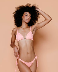 Triangle Bikini with Adjustable Side Buttoms