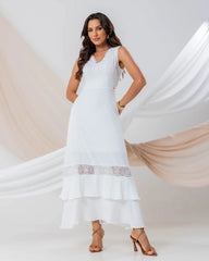 White Dress Accyoli Concept Fashion
