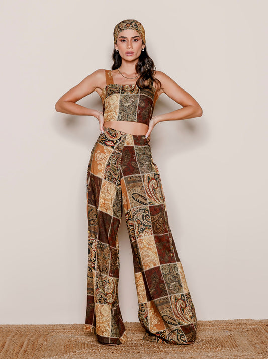 Boho Chic Linen Set