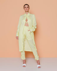 Linen Shirtdress with Front Buttons