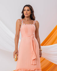 Salmon Dress Accyoli Concept Fashion