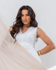 White Dress Accyoli Concept Fashion