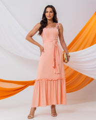 Salmon Dress Accyoli Concept Fashion