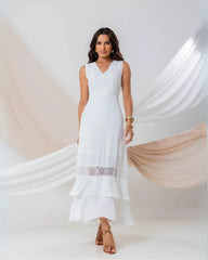 White Dress Accyoli Concept Fashion