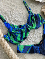 Stamped Polyamide Bikini Accyoli Concept Fashion