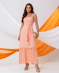 Salmon Dress Accyoli Concept Fashion