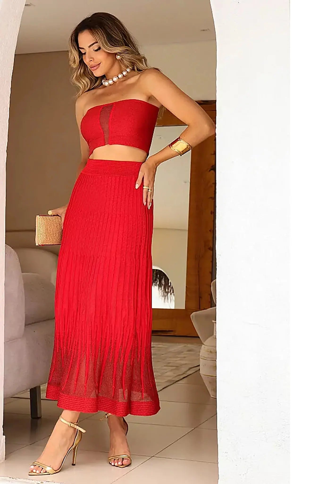 Red Set Accyoli Concept Fashion