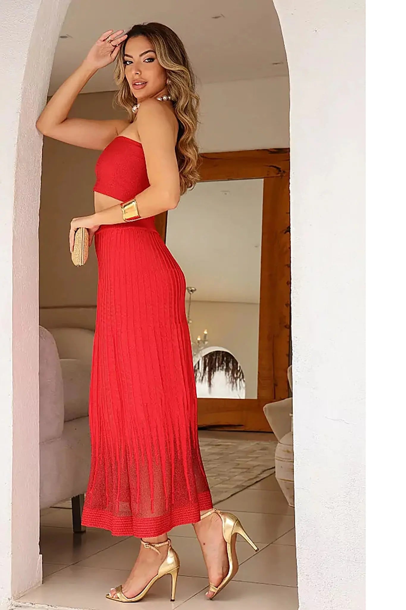 Red Set Accyoli Concept Fashion
