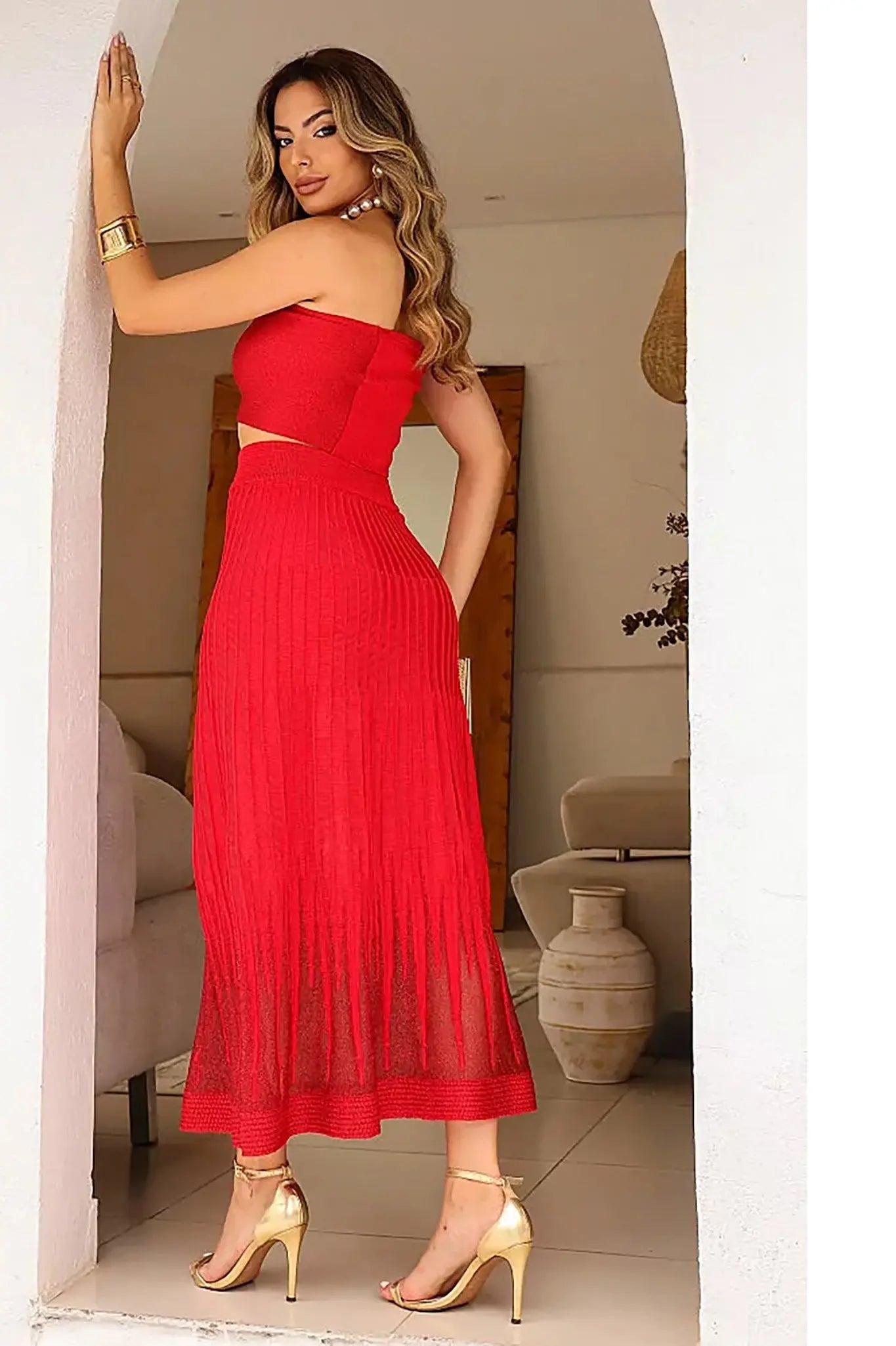 Red Set Accyoli Concept Fashion