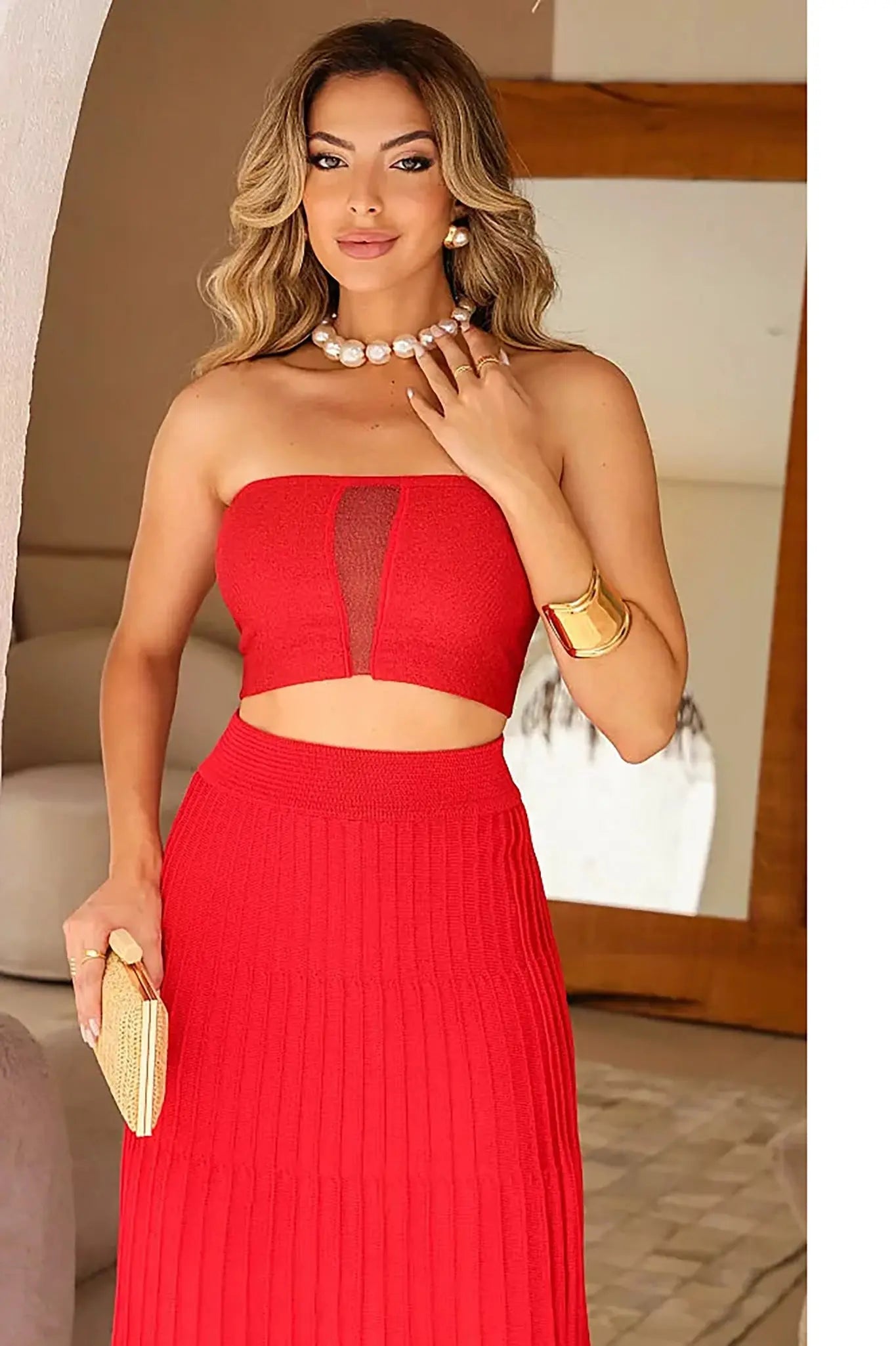 Red Set Accyoli Concept Fashion
