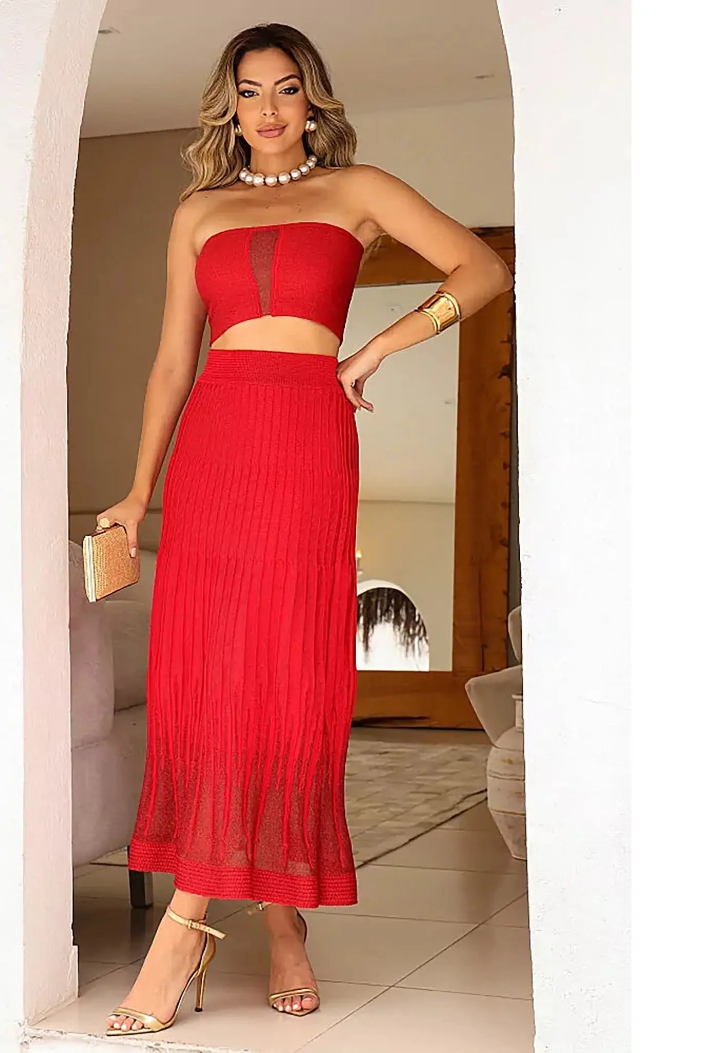 Red Set Accyoli Concept Fashion