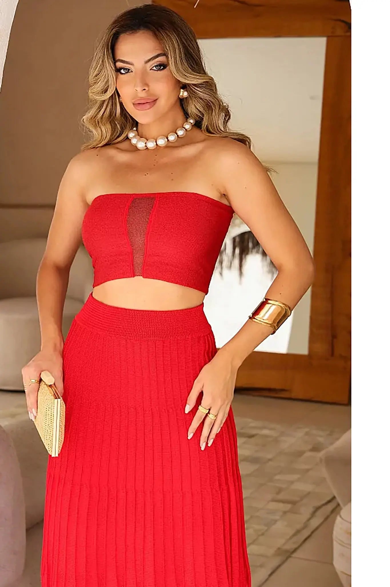 Red Set Accyoli Concept Fashion