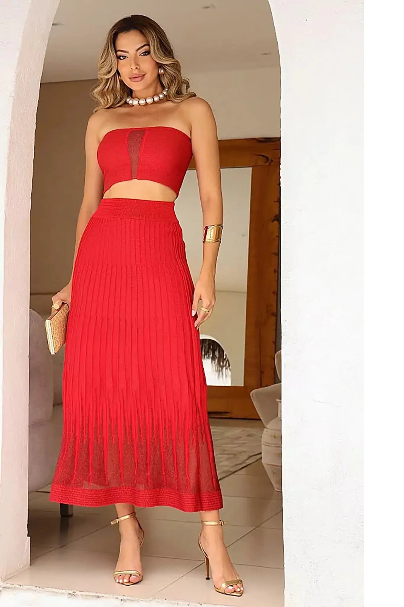 Red Set Accyoli Concept Fashion