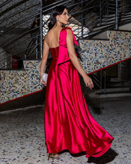 Pink Dress Silk Accyoli Concept Fashion