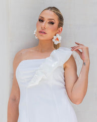 White Dress Accyoli Concept Fashion