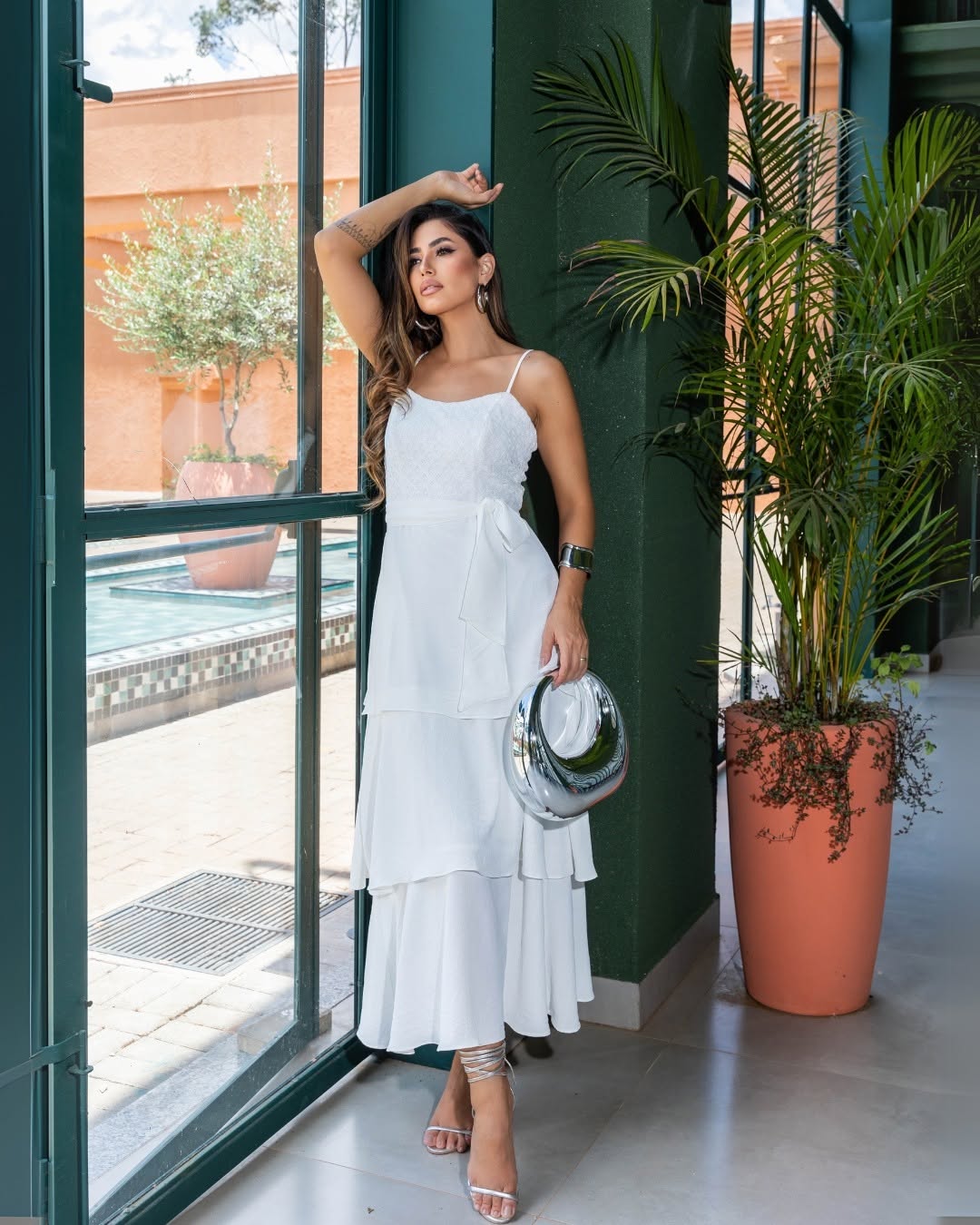 White Dress Accyoli Concept Fashion