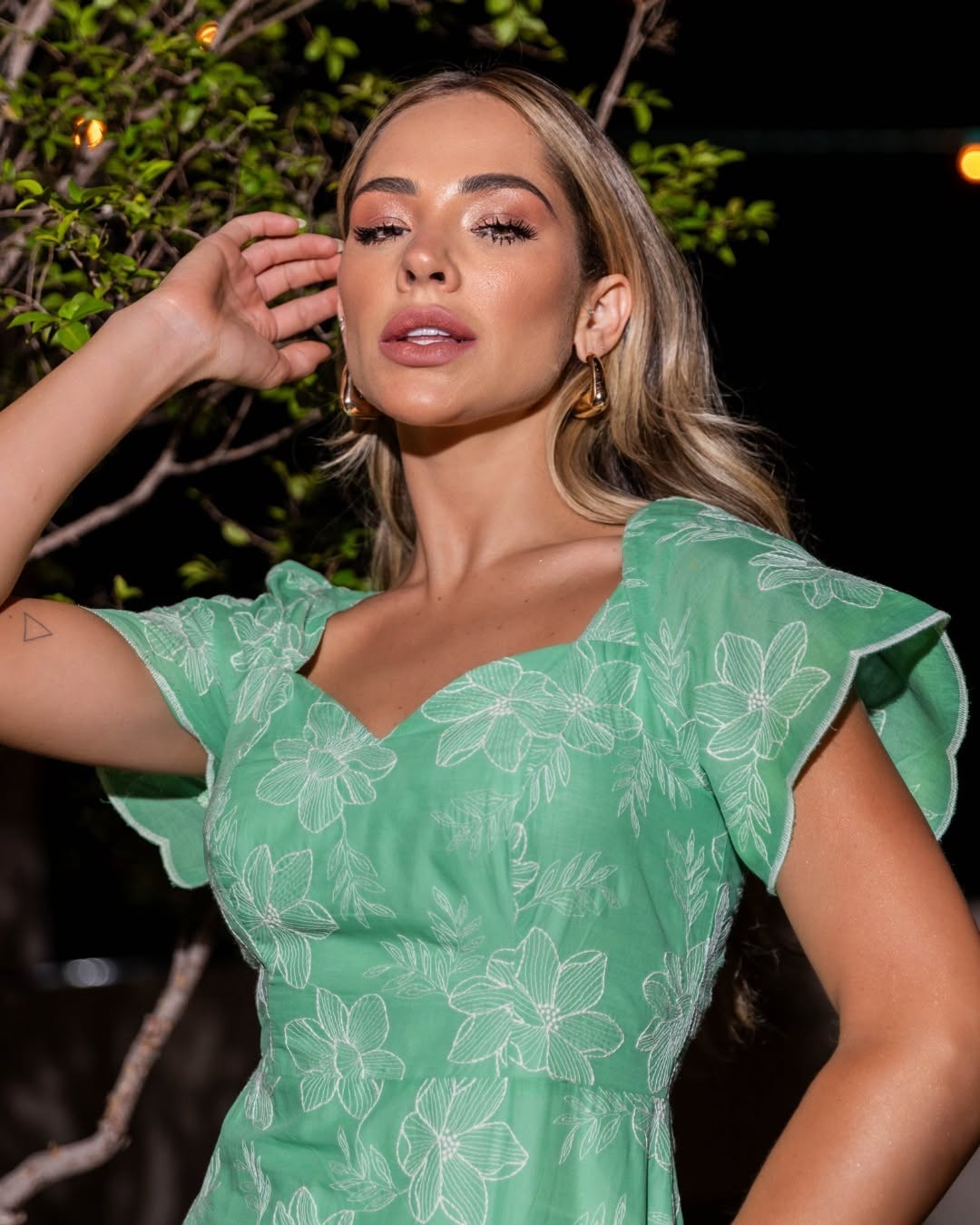 Green Dress Accyoli Concept Fashion