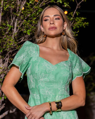 Green Dress Accyoli Concept Fashion
