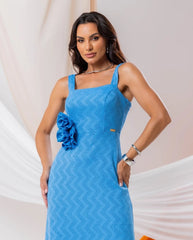 Blue Dress Accyoli Concept Fashion