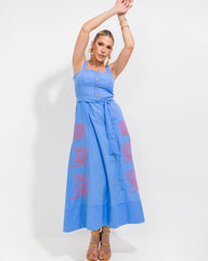 Blue Dress Accyoli Concept Fashion
