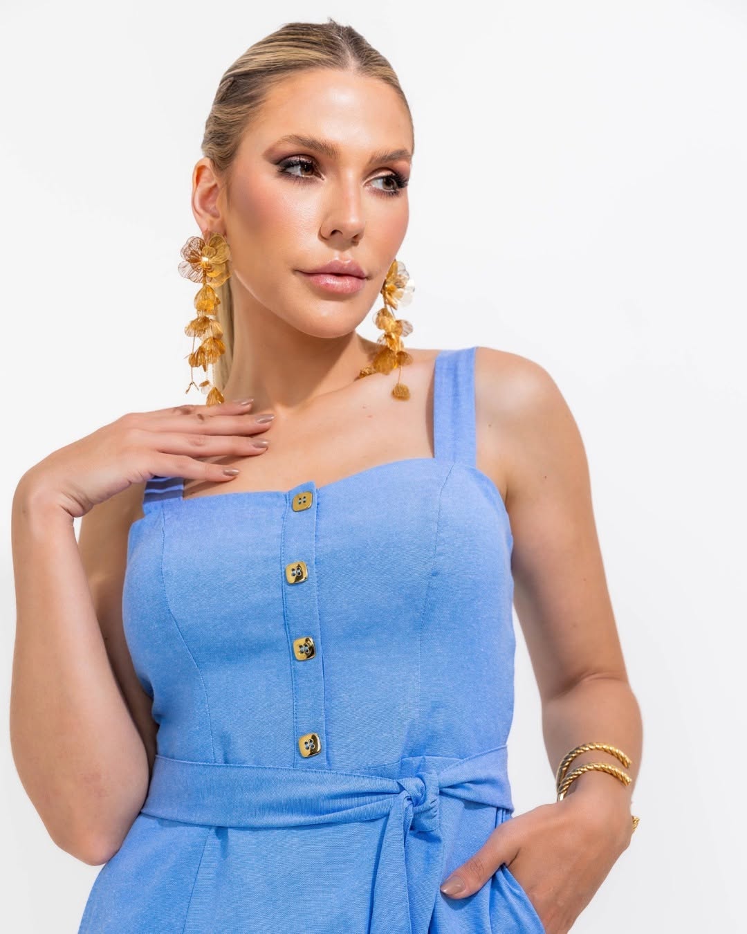 Blue Dress Accyoli Concept Fashion
